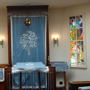 Synagogue stained glass