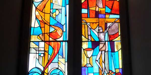 Large Church Stained Glass Window